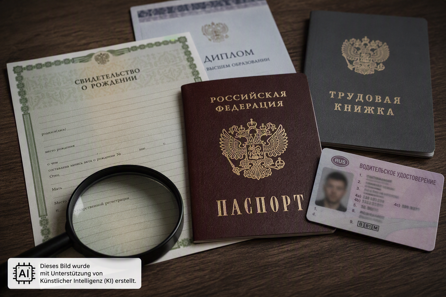 Переводы и фальшивые документы
